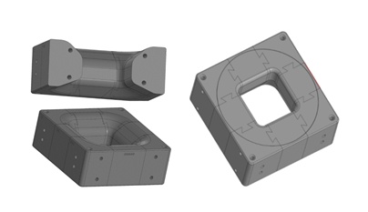 3D Модель матрицы вытяжки